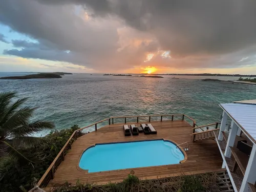 RockPoint:  Stunning waterfront villa with the most beautiful view on Elbow Cay