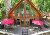 Water-Front Yr-Around, Cabin on Lake Nottely - balcón
