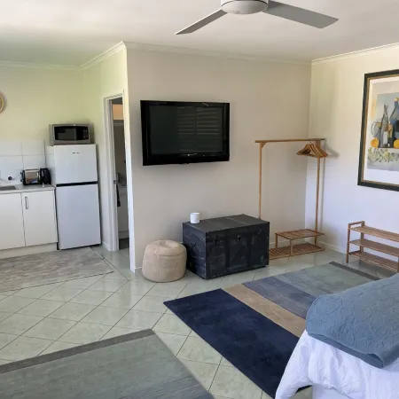 Studio at Beechworth next to the forest. Pet friendly but please let us know. .