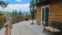 Fawn Haven Cabin Bailey Colorado Huge Deck with View and 1 Acre Fenced Dog Run - Family