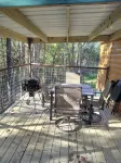Cabin with a tree house on a working buffalo farm near the Buffalo River. - 2-Star