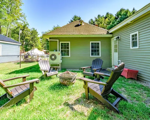 Cheerful Single Level Home w/ Shared Beach on Sebago Lake! Hotels in Sebago