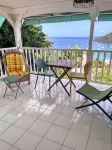 Studio with sea view, 5-minute walk from the beach and jacuzzi - 3 ดาว