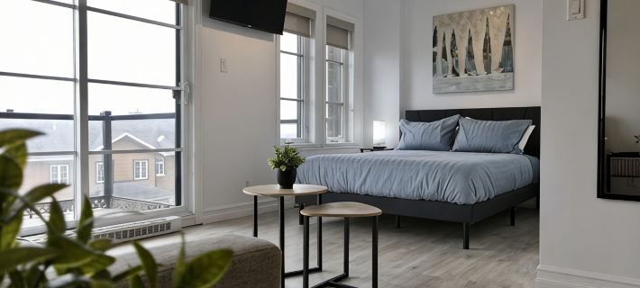 Loft Moderne Chute-montmorency ラ・コート＝ド＝ボープレのホテル