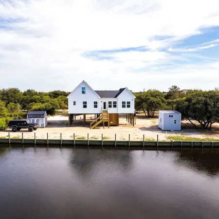 New CANAL front home a few rows back from the OCEAN! Beach passes provided!