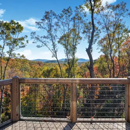 Sweeping Mountain Views! Secluded, Fire pit, Hot tub, Gas Fireplaces, Game Room!