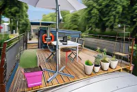 Péniche MaPensée Các khách sạn ở Rozerieulles