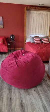 Relax on the Rock River in Fall, Book Our Cozy 1-Bedroom Cabin!