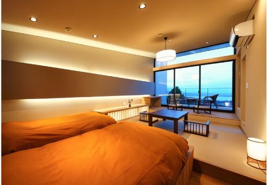 온천 호텔 객실