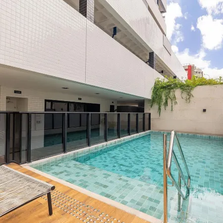 Apt with Balcony and Sea View, Maceió HIG1003