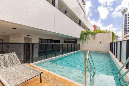 Apt with Balcony and Sea View, Maceió HIG1003