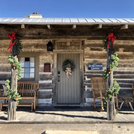 Log cabin located just 8 minutes from Main Street on Private Gated Ranch