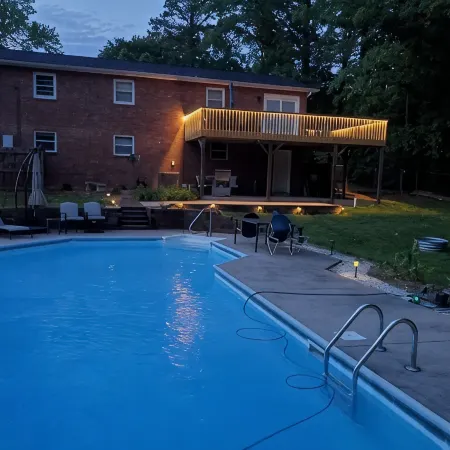 Homemade in Hickory! Salt Water Pool!