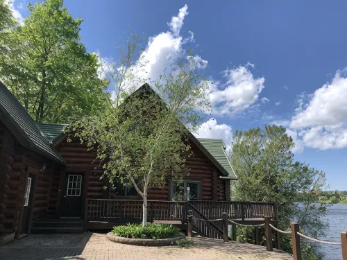 Keweenaw's Houghton Haven waterfront home. Secluded & private, yet close to town