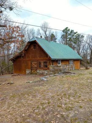 Once a Blacksmith shop, now a 3-bedroom cabin beauty in the heart of the Ozarks
