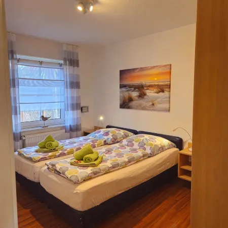Cozy Vacation Apartment in Hooksiel - Barrier-Free - Incl. Beach Chair on the Beach