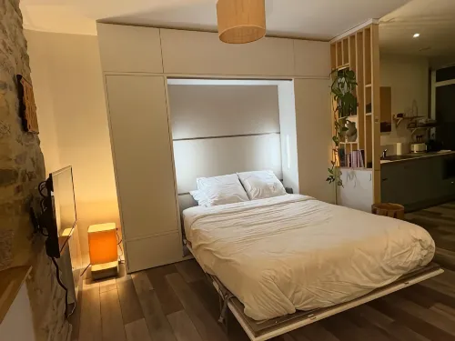 Charming studio with terrace in the heart of Vannes, 5 minutes from the port - 廚房