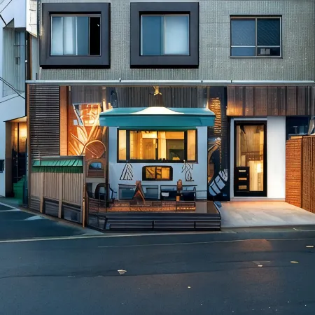 Tokyo Guest House Ouji Music Lounge Отели рядом с достопримечательностью «Парк Асукаяма»