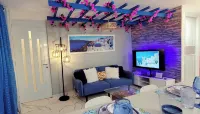 Villa Santorini 3-bedroom apartment in welcoming Bayamón with WiFi, AC. Enjoy - 民宿