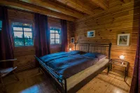 Comfortable wooden house in the heart of Saxon Switzerland above Rathen - balcony