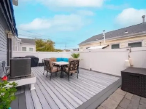 ONE block from the beach. Outdoor lounge seating, perfect for entertaining! Hotels in Lavallette