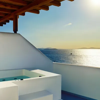 Calistus Mykonos โรงแรมใกล้หาดอากิโอส สเตฟาโนส