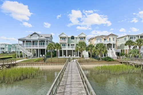 Luxurious Sunset Beach Home On The Water With Pool, Boat Dock and Golf Cart - 비치
