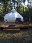 Milky Way with AC and WiFi, glamping near Houston