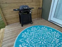Star glazing Tiny house off grid peaceful Stone Mountain State Park and Fire pit Hotel di Traphill