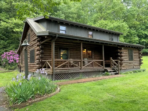 Secluded Log Cabin on 300 Acres Near the Heart of Amish Country Ohio - Chalets