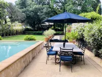 Downtown St. Helena retreat with pool, bocce ball and privacy. Permit #PL23-019 - Pools