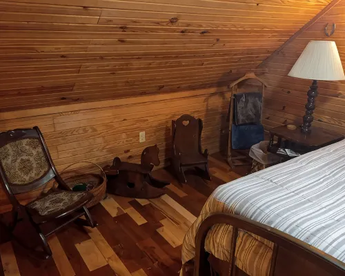 Cozy cabin in the woods. Peaceful and only 15 minutes to Mountain View. Hotels in Stone County