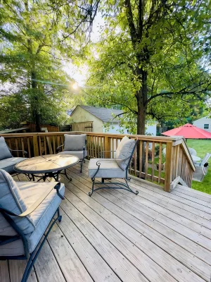 Princeton Haven w/ Private Deck, Lush Backyard & Walk to Downtown Princeton! - 4-Star