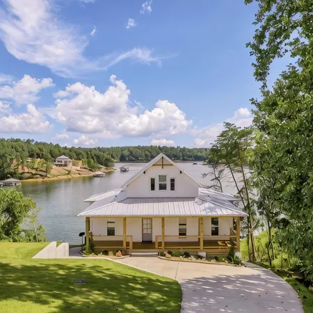 Lakefront Home with Waterfront Views from Every Room - 4.4 Miles to the Barn