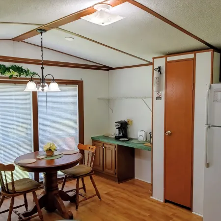 "Holland Hills" offers a clean, quiet, comfortable stay. Paved access. Nice area