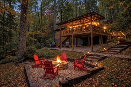 Dog-Friendly Cabin in Appalachian Mountains! -Near at, Firepit, with Hot Tub! - Feriehus