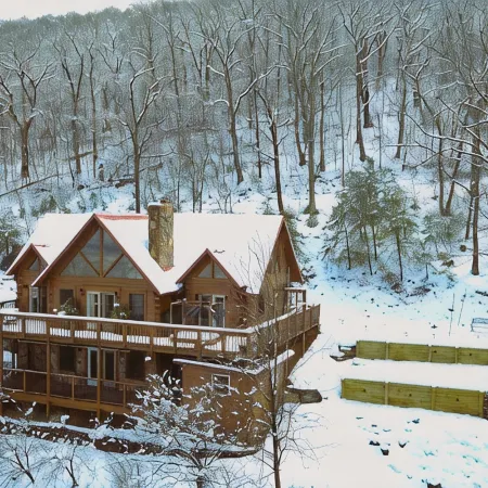 Log Cabin with Hottub, EV charger, Game room