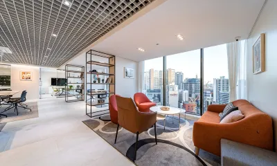 釜山凡川洞Archieve 4H hotel Busan 鄰近凡一洞的酒店