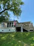 Adorable and bright lake house!  Retro feel all the modern amenities
