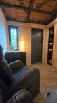 Forest bungalow "auszeit" 2-3 pers. Wifi fireplace sauna - 民宿