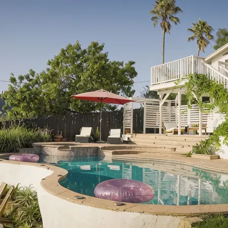 Oceanview Family Friendly and Quiet Poolside Oasis in Marvelous Oceanside