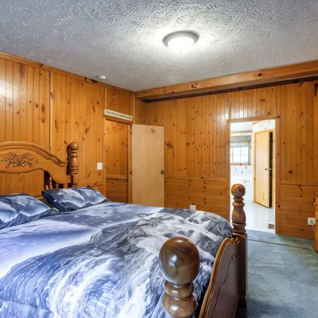 The Wolf Cabin at the Riviera Resort in Neillsville, Wisconsin!
