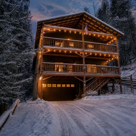 5Br Chalet: Panoramic Views & Game Room