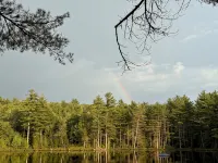 Cabin on a private lake + RV hookup. Surrounded by trails, lakes, and wildlife - Alphydda