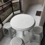 Cozy apartment 3 minutes from Praia Grande for up to 8 people