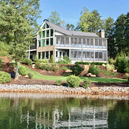 Gorgeous Estate w/180° Views of the Lake and 300+ ft of Waterfront!