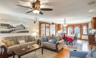Charming Manchester Retreat with Patio and Fireplace!