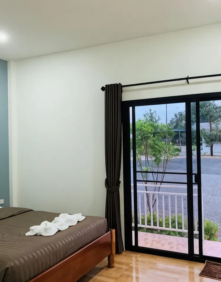 ห้องควีนพร้อมวิวสวน