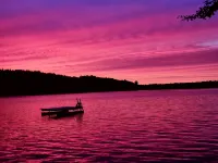 Spacious cabin on beautiful Long Lake w/waterfront view, private dock, fire pit. - Chalets