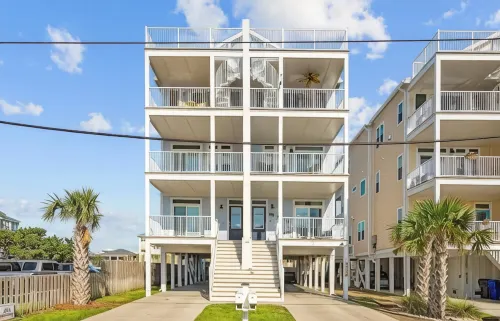 Luxury Townhome with Ocean Views, Pool & Hot Tub Near Boardwalk - 4-Star